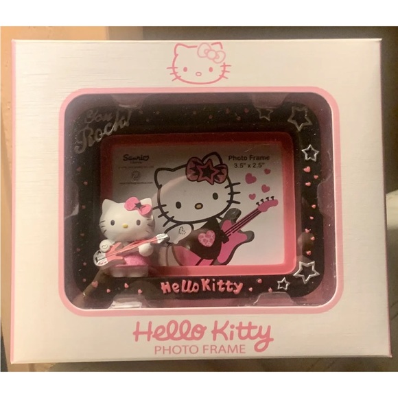 SANRIO Hello Kitty “YOU ROCK" Ceramic Photo Frame, New In Box! - Picture 5 of 6